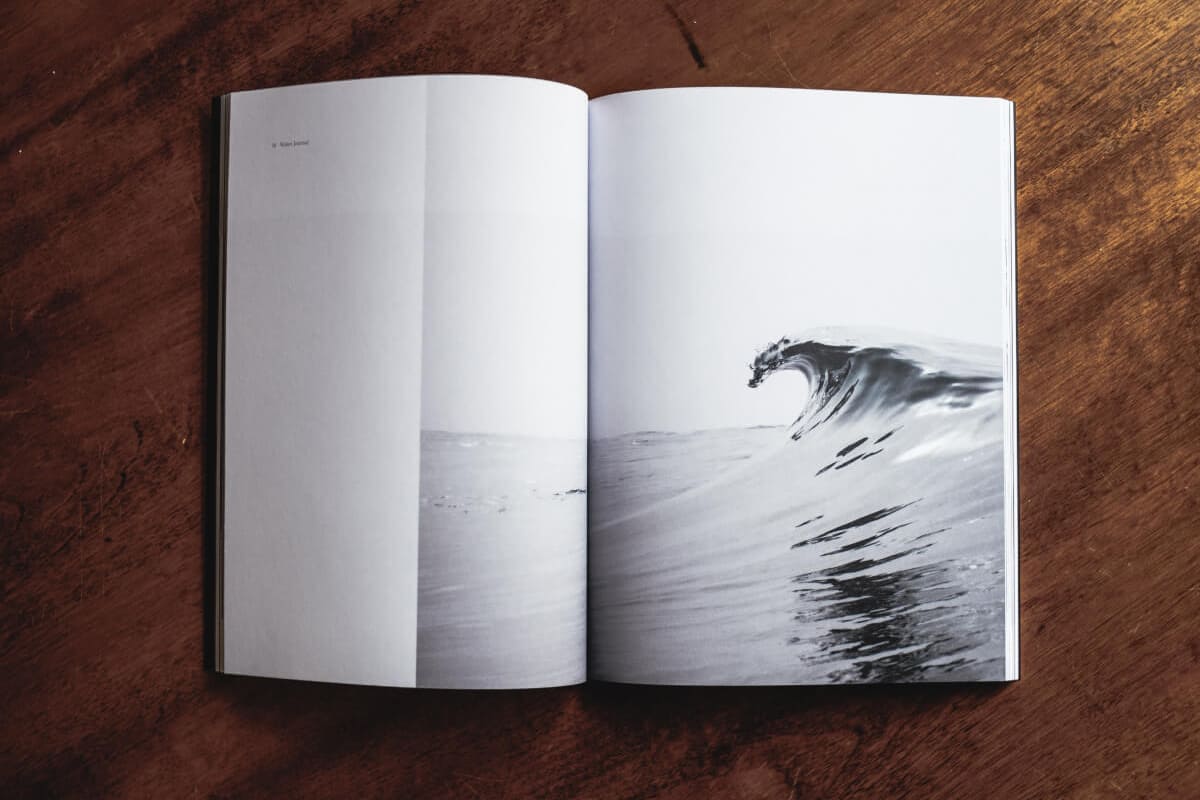 Book on a wooden table