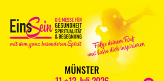 11.7 – 12.7. in Münster (DE) EinsSein – Messen für Gesundheit, Spiritualität & Begegnung